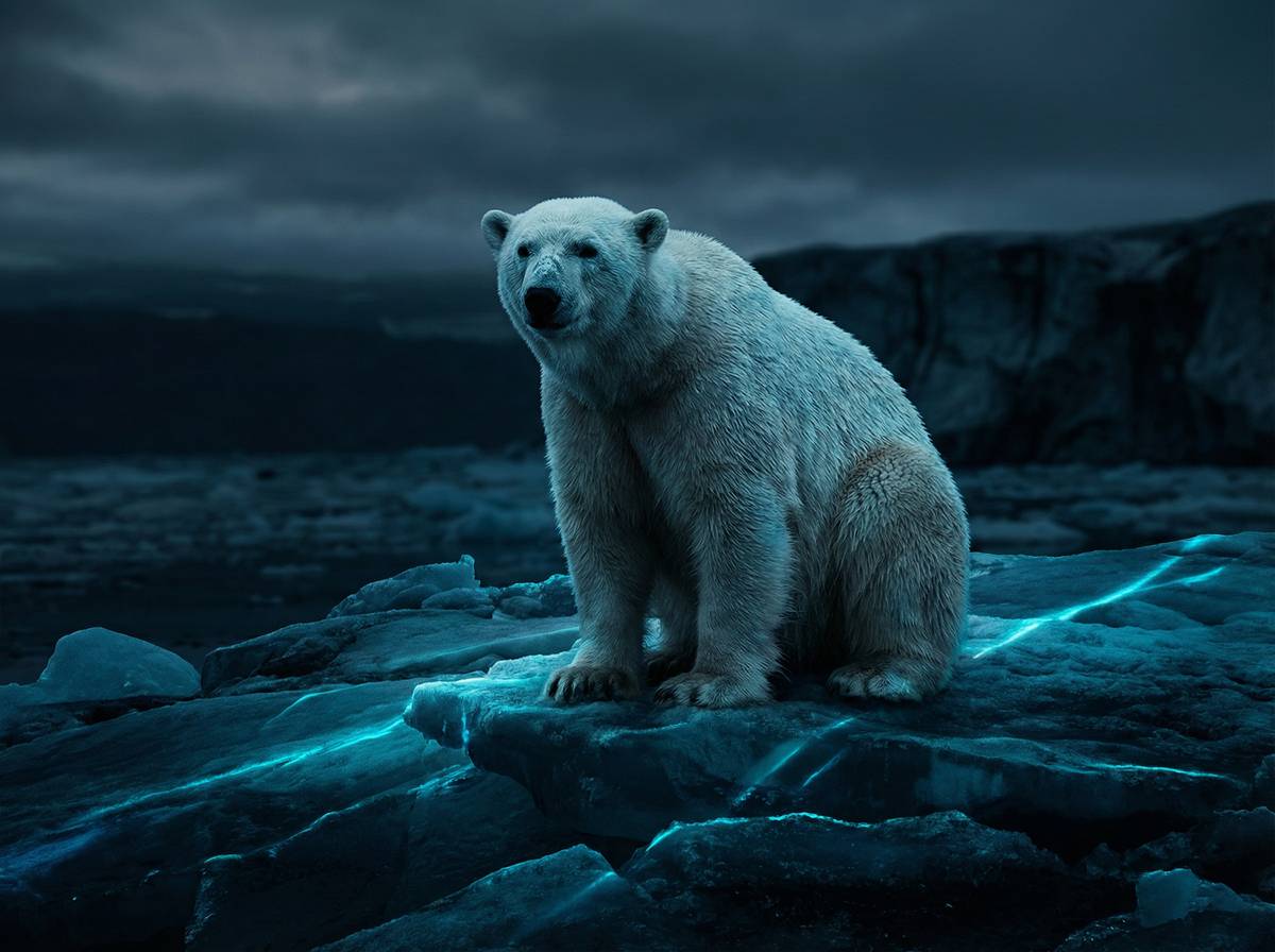 国产视频茄子视频-北极熊冰原探险
