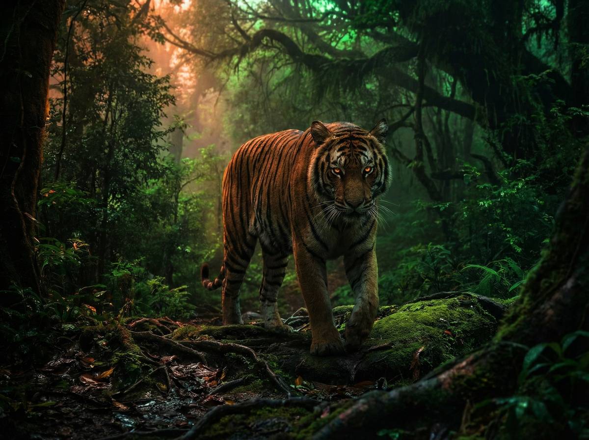 国产视频蘑菇视频-孟加拉虎丛林巡视